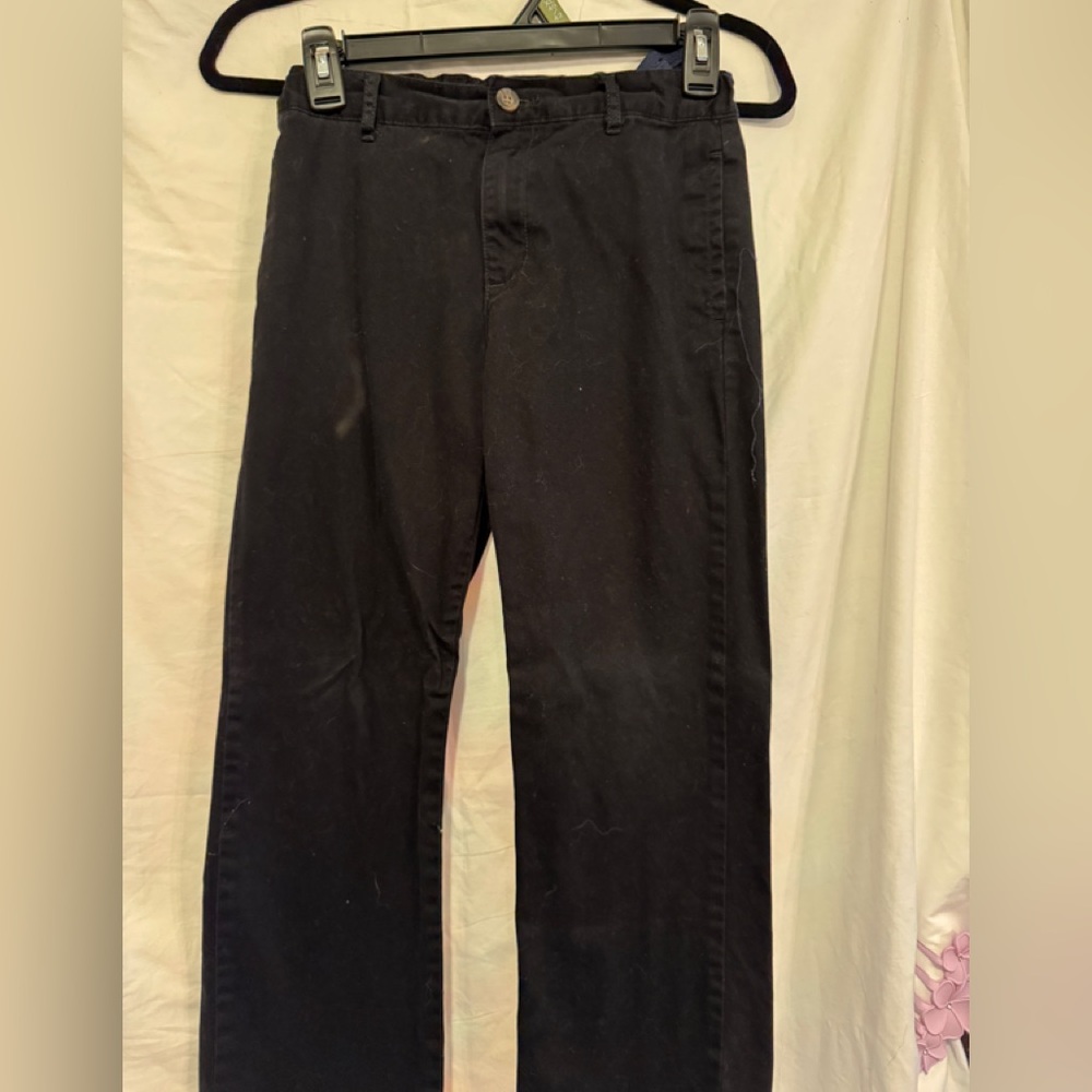 Kids black chinos 8 Husky